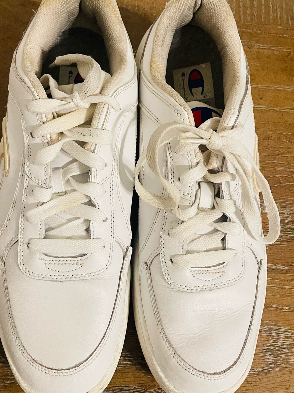 Champion Men’s White Low-Top Athletic Sneakers